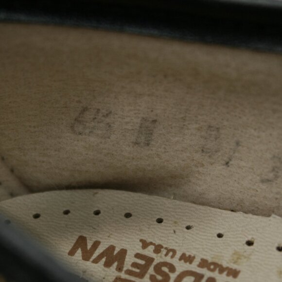 SAS Ladies 6.5 N Narrow Siesta Loafers Black Leather Comfort Wedge Moccasins USA - Picture 8 of 12